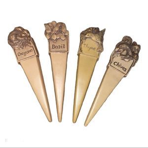 Set of 4 Resin Herb Garden Markers